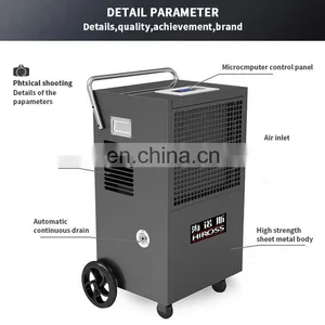 90L Commercial Industrial Portable Dehumidifier With Wheels thumbnail-5