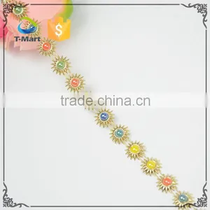Golden Plastic Trimming Sun Shape thumbnail-4