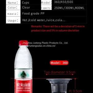 China Supplier Disposable Cups Drinking Water Juice pp Thermoforming Clear Cups thumbnail-5
