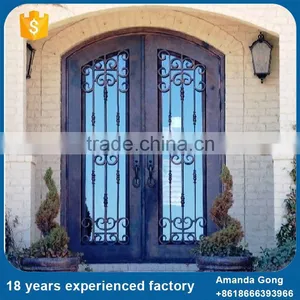At Reasonable Prices Interior Ornamental Double Wrought Iron Gates Door thumbnail-2
