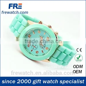 Top Hot Selling Geneva Jelly Watch Silicone for Women thumbnail-1