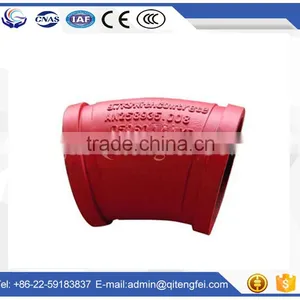Casting Concrete Pump Parts, DN125 Seamless Steel Pipe Elbow thumbnail-3
