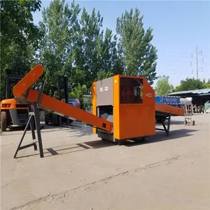 Waste Fiber Cutter Clothing Strips Old Clothes Flax Jute Fishing Net Polyester Knitted Fabric Material Cutting Cutter Machine thumbnail-4