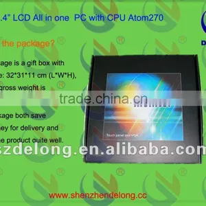 Customizable! 10.4inch Touch Industrial pc With LCD Panel/ Intel Atom N270 CPU thumbnail-1