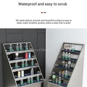 Sanitary Mug Cupboard (SMC324) | Easy-to-Clean Smooth Surface | Customizable Size| Professional Hydration Station for Fire Stations thumbnail-5