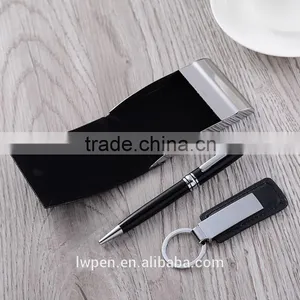 Wholesale Business Card Holder and Pen Keychain Gift Set thumbnail-2