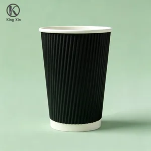 Disposable Paper Cup With PE Coating for Hot Beverages thumbnail-5