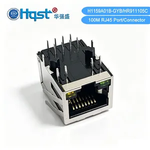 100M RJ45 Network Transformer H1159A01B-GYB Isolation LAN Magnetic Transformer thumbnail-1
