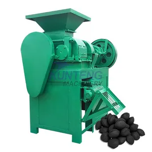 Two Rollers Ball Press Machine Metal Ore Ball Press Multi-Function Round Briquette Press Machine EPC thumbnail-1