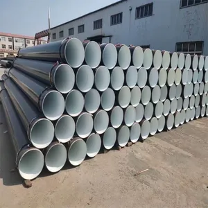 3PE/2PE Anticorrosion Steel Pipe Used in Transportation Pipeline for Steam thumbnail-1