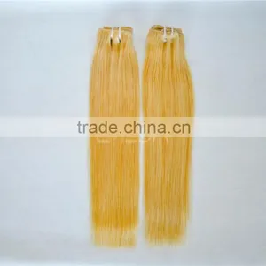 Dark Ash Blonded Virgin Asian Remy Hair Golden Blonde Remy Hair Weft Supplier's Choice thumbnail-6
