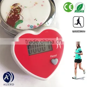 Hot Sale Promotional Heart Shaped Pedometer Supplier thumbnail-1