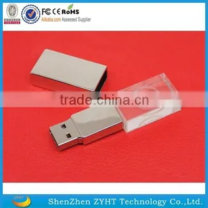 Crystal USB Flash Drive, USB Drives Custom Logo, Crystal USB Stick 2.0 Factory Price thumbnail-4