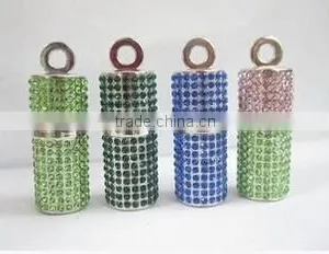 New Beautiful Crystal Lipstick Jewelry 8GB USB 2.0 Flash Memory Stick thumbnail-3