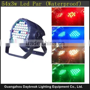 High Brightness 54x3w Led Par Light, Waterproof Led Par Light 8CH IP65 Fast Shipping thumbnail-1