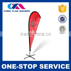 Cheap Prices Fashion Designs Fiberglass Teardrop Flagpole Metals Bases thumbnail-1