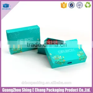 Laser Silver Logo Pearl Paper Luxury Packaging Cosmetic Box thumbnail-4