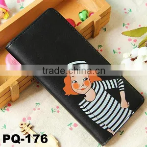 Cartoon Patterns Leather Wallet Purse Women Young Girl thumbnail-1