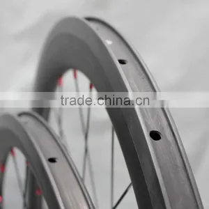 ICAN Carbon Road Bike Wheels Clincher 40/56C Basalt Brake 20/24 Holes thumbnail-6