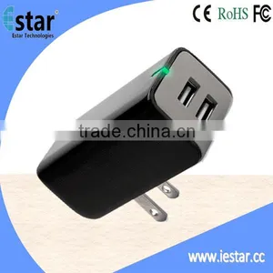 Wholesale High Quality Dual Usb Wall Charger With LED Light thumbnail-1