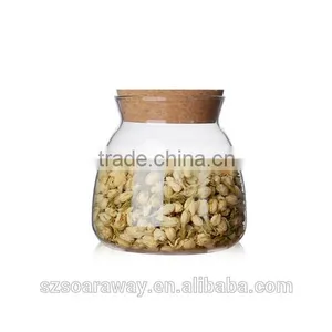 Clear Mini Small Wooden Stopper Glass Vial Jars Containers Bottle thumbnail-4