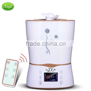 Ultrasonic Humidifier Air Diffuser Purifier Mist Maker Home Office Orange thumbnail-1