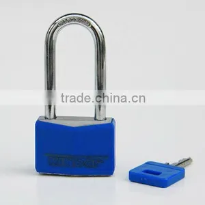Rhombic Alumunium Padlock With Plastic thumbnail-1