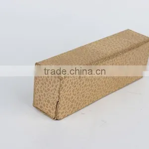 Brown pu Leather Multifunction Folding Handmade Glasses Case thumbnail-3