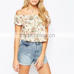 Jacquard Floral Lady Tank Tops Designs Dress Apparel Suppliers Quality Choice thumbnail-1