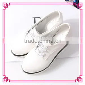 Korean Little Girls Fashion Dress 9.5cm High Leisure White Shoes thumbnail-1