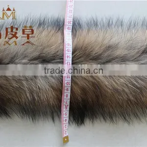 100%Factory Direct Sale Genuine Raccoon Dog Fur Trimming Strips for Hoods thumbnail-5
