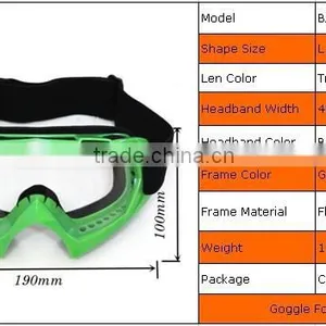 BJ-MG-001 Top Sale Clear Lens Motorcycle Goggles Fox Racing Motocross thumbnail-5