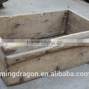 Chinese Solid Wood Antique Horse Feeding Manger thumbnail-1