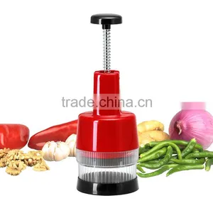 S/S+ABS+PS+PP 26*9.2*9.2 Plastic Kitchen Accessories New Best Carrot Chopper/small Tomato Paste Machine/ginger Onion Chopper thumbnail-1