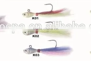 Fishing Tackle Chentilly03 CFF002 Bucktail Jig Fishing Bait Bass Fishing Tackle Fishing Gear Wholesales thumbnail-3