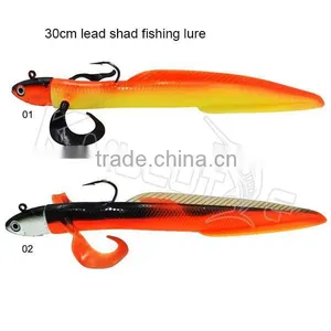 CHGFLYINGEEL Factory Price Wholesale Big Size Soft Fishing Lure With Hook Lead Jigs thumbnail-1