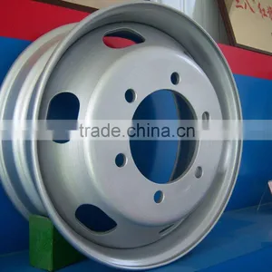 Tubeless Steel Truck Wheels & Rims 19.5x6.75 19.5x7.50 thumbnail-1
