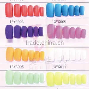 New Arrive Hotsale Matt Sweety Color Nail Tips thumbnail-1