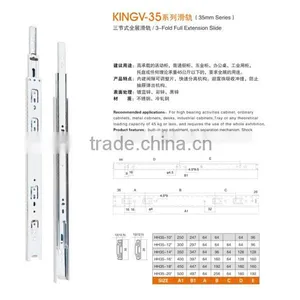China Manufacturer Furniture Hardware Drawer Slide thumbnail-1