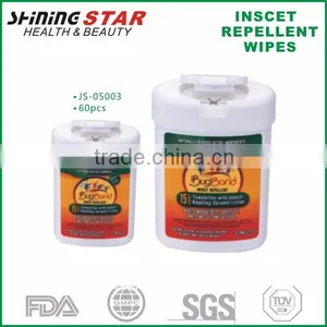 JS-05003 Best Selling New Products Mosquito&insect Repellent 60pcs Wipes thumbnail-1