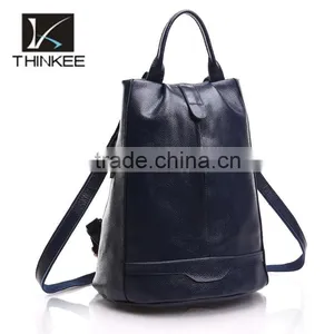 China Suppliers Wholesale Custom Leather Backpack Bags for Ladies thumbnail-4