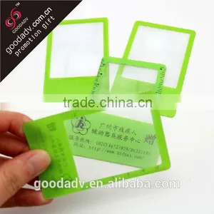 Low Price Plastic Magnifier Advertising Promotion Credit Card Magnifying Bookmark thumbnail-1