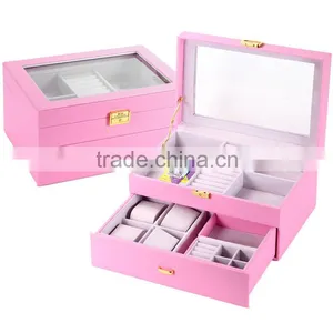 Kraft Purple Jewelry Box Leather thumbnail-5