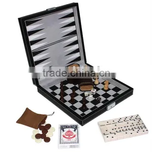 5 in 1 Leather Game Set thumbnail-1