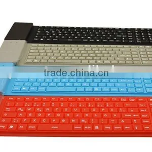 105keys Waterproof Flexible Bluetooth Wireless Silicon Keyboard for Desktop/Laptop/Tablet thumbnail-2