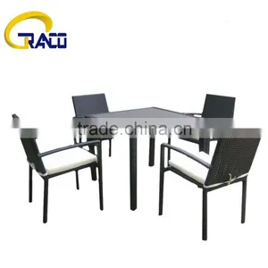 KAL070 Classics Rattan Outdoor Furniture Dining Set thumbnail-1