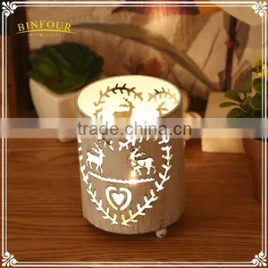 Antique Colorful Metal Votive Candle Holder Round Candle Cup thumbnail-1