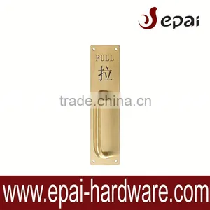 High Quality Stainless Steel Fire-prevention Door Handle on Long Square Plate thumbnail-1