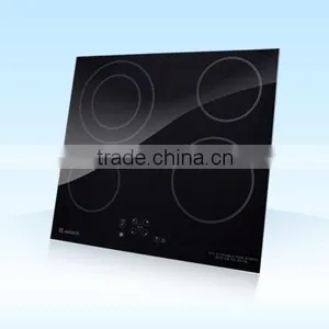 Black Color Induction Cooker Ceramic Glass Plates thumbnail-2