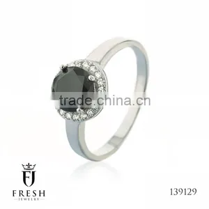 Fashion 925 Sterling Silver Ring - 139129 , Wholesale Silver Jewellery, Silver Jewellery Manufacturer, CZ Cubic Zircon AAA thumbnail-1